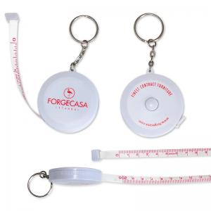 China Wintape Quality 79inch 2Meters Mini Compact Keychain Soft Auto Lock Gift Retractable Measure Tape With Key Ring on sale