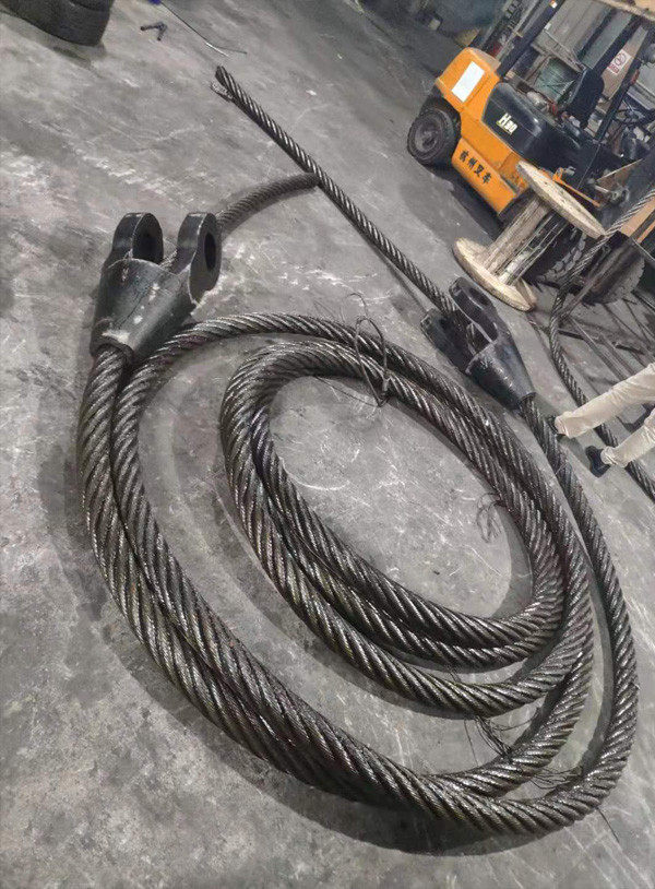 Open Spelter Socket Steel Wire Sling Heavy Duty Forged