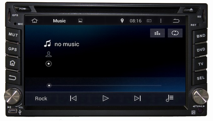 Ouchuangbo 6.2 Inch Audio Radios for Universal Car DVD Android 4.4 GPS Navigaiton iPod USB OCB-6205D