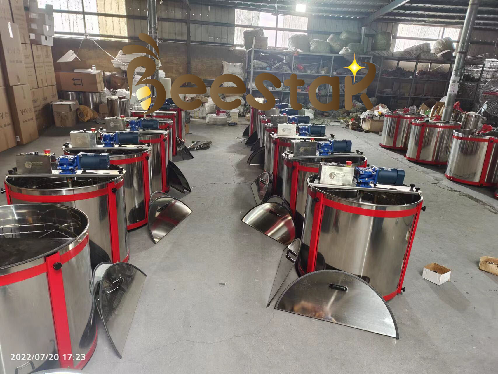 6 Frames Stainless Steel Honey Extractor With Special Design Electric One