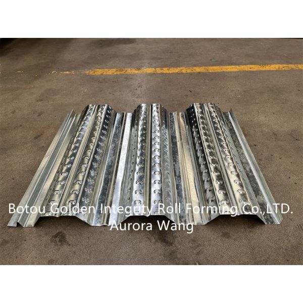 PPGI/PPGL Deck Floor Roll Forming Machine 750mm Effective Width