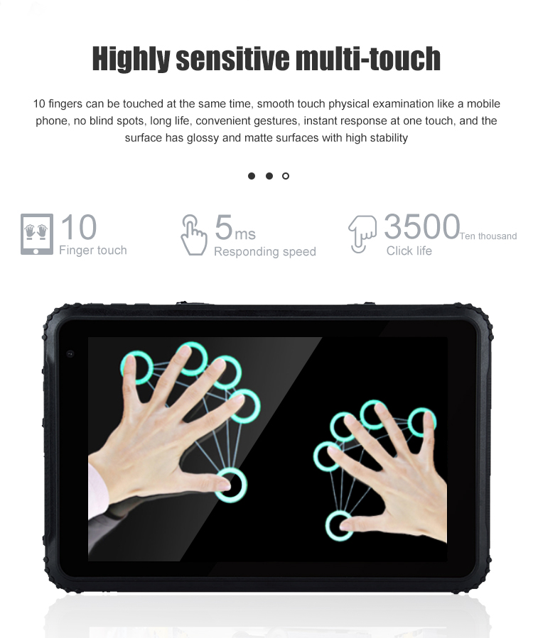 Rugged Tablet 8inch 4gb 64gb/128 IP67 Certified Waterproof GPS Win LCD Touch Tablet PC