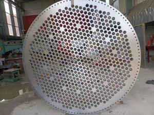 Quality Dn15 - Dn1500n Stainless Steel Tube Sheet Flanges Heat Exchanger Baffle Plate for sale