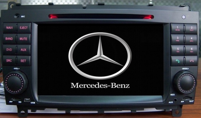 Car audio for Mercedes Benz CLK W209 /Benz CLS W219 body kit with iPod RDS radio mp3 player OCB-8812