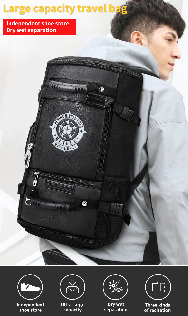 Outdoor Hiking 36-57 Litre Super Large Backpack Waterproofing