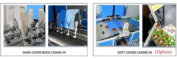 Maufung A4 Size Diaries Semi Auto Casing In Machine For Hard Cover Books Notebooks MF-SKJ380AS