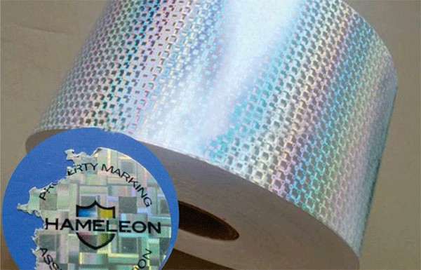 Ultra Destructible Tamper Evident Label Material , 3D Hologram Stickers