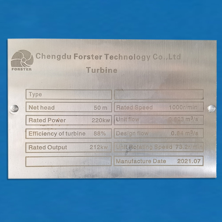 220KW Countless Excitation Francis Turbine Generator Hydroelectric Power Generator