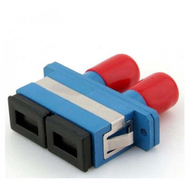SC / PC ST / PC Fiber Optic Adapter For FTTH Network / LAN Ferrule End Face