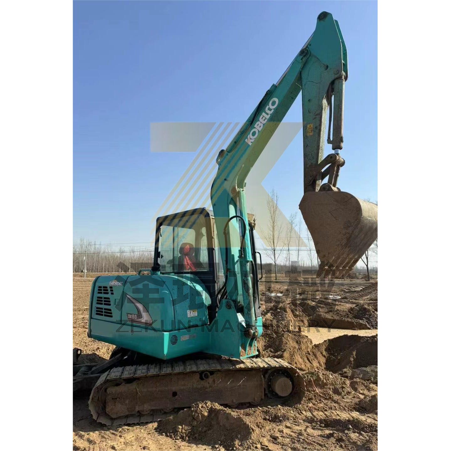 Second-Hand Japan Imported Kobelco Mini Excavator SK60-8 SK60-3