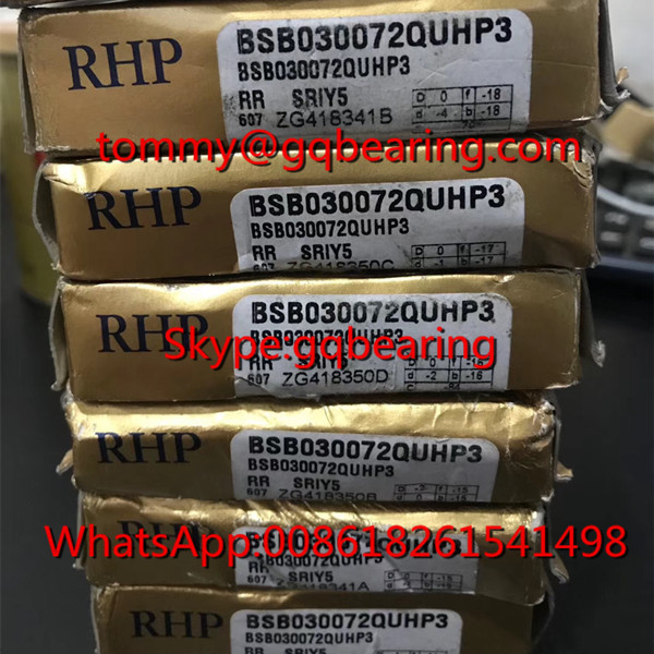 P3 Precision Quad Set Matching RHP BSB030072QUHP3 Ball Screw Support Bearing