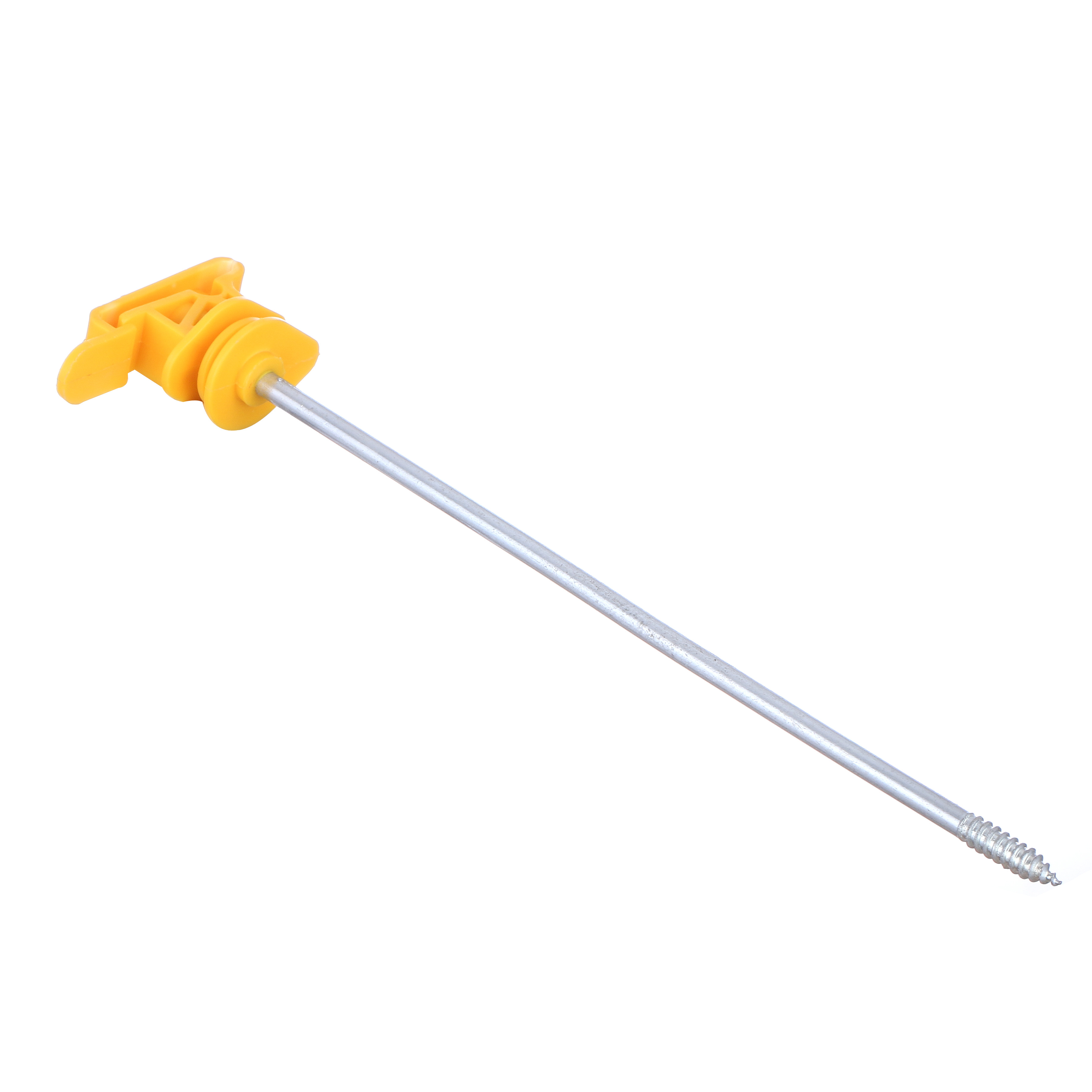 5.8mm Galvanized Steel PE Screw In Offset Tape Electric Fence Insulator Length 265mm
