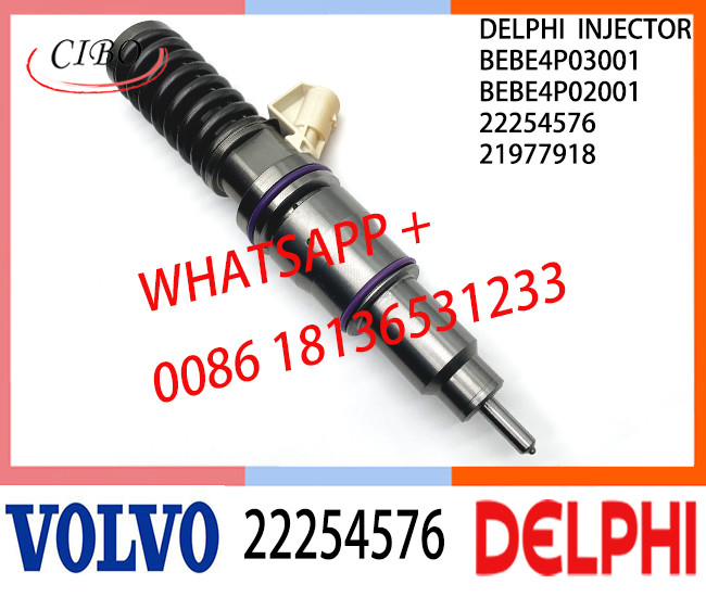 22254576 BEBE4P03001 Fuel engine Diesel Injector 22254576 BEBE4P03001 BEBE4P02001 21977918 E3.27 for VOL MD13 EURO 6