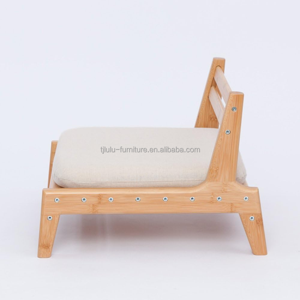 Home Furniture Japanese Tatami Wood Legless Floor Tea Chair with Back Support OEM/ODM YES
