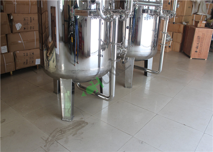 Industrial Stainless Steel Water Cartridge Bag Filter Housing Polishing Or Matt Face