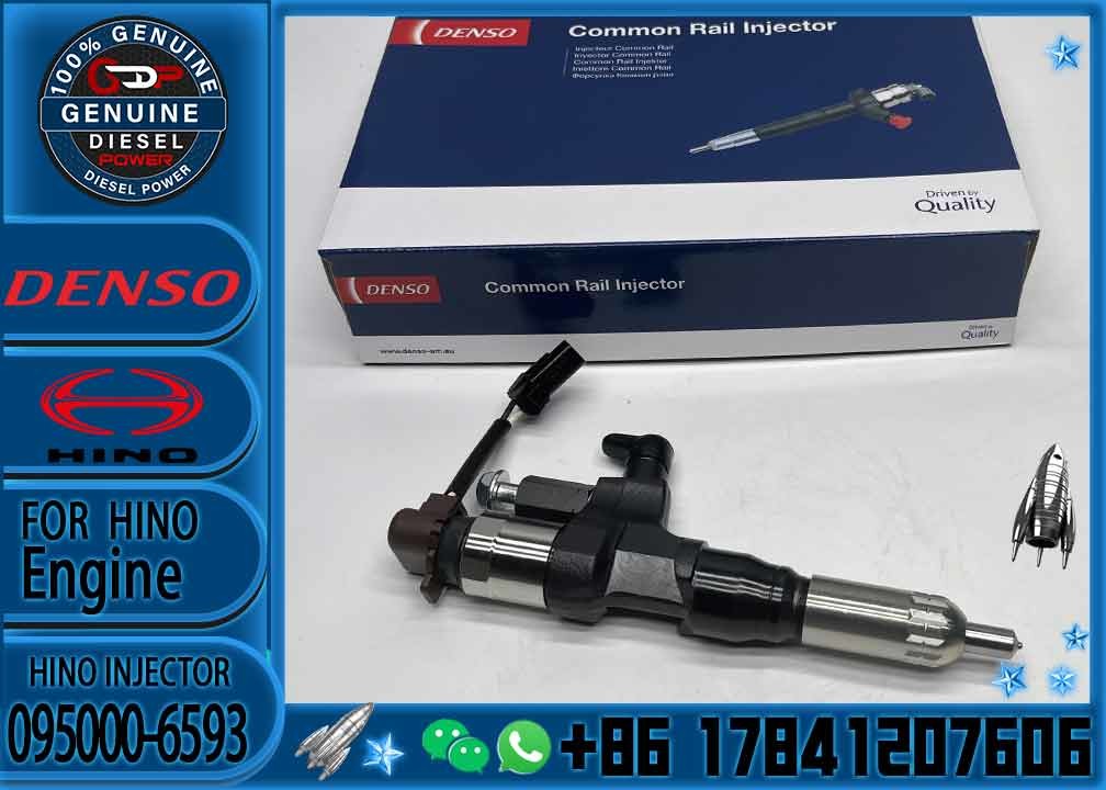 0950006593 Original Diesel Fuel Injector 095000-6593 23670-E0010 Diesel Engines Injection 095000 6593 For HINO