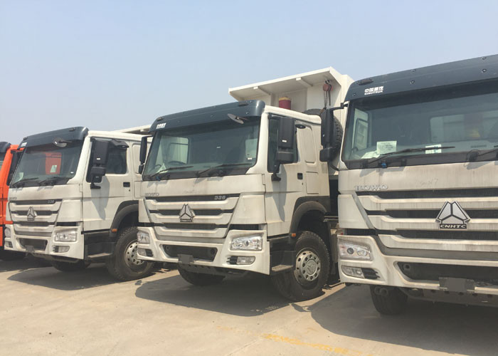 Tipper Dump Sino Howo Trucks 6X4 10-25 CBM For Construction Material Transport