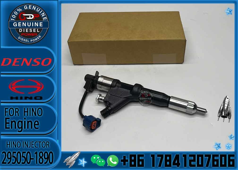 Common rail Injector 295050-1600 295050-1890 095000-5220 095000-5221 fuel injector for HION E13C 700 engine part injecto