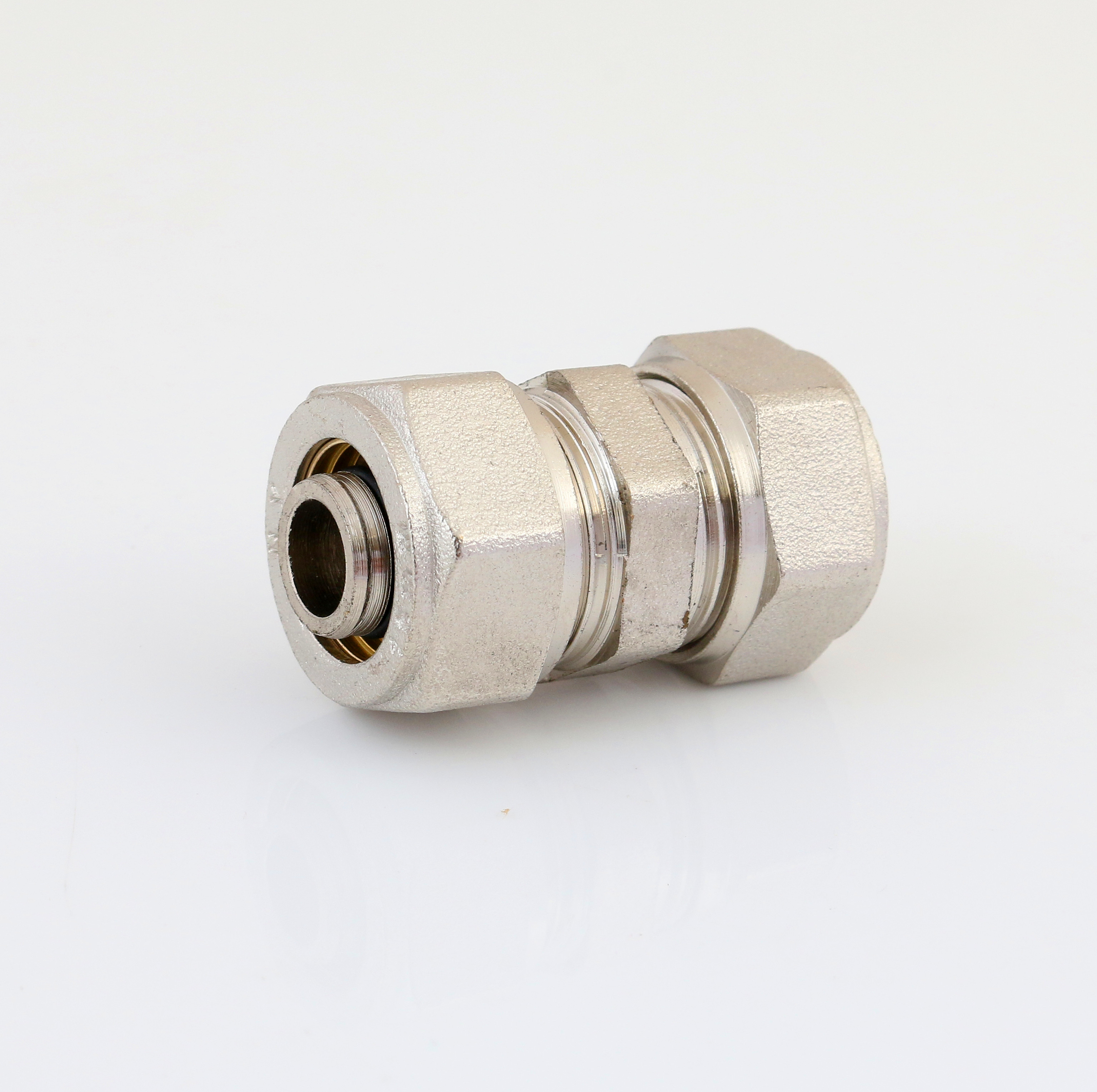 brass compression pex pipe fittings Elbow Double with plated for pex-al-pex pipe fittings