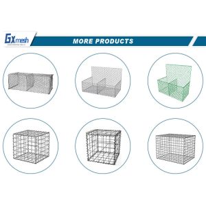 10X12 Gabion Box and Heavy Hexagonal Wire Nettings for Strengthening Retaining