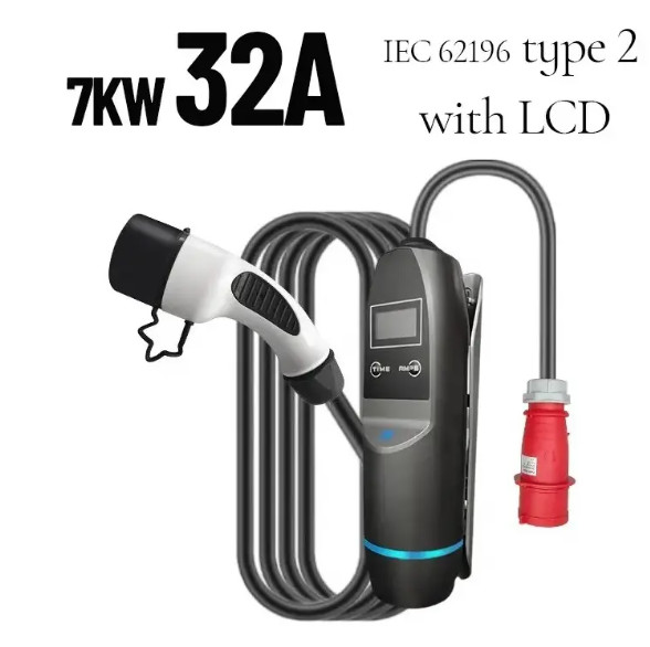 110V-240V Fast Portable EV Charger Home Charging AC Level 2 For Tesla