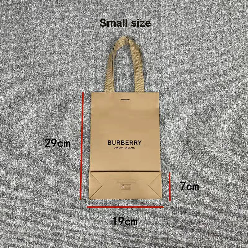 200pcs To 500pcs Gold Stamping Clothing Paper Bags Ribbon Handles Kraft Shopping Bags