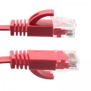 China 8p8c Cat5 Flat Patch Cable , Rj45 Ethernet Cable Indoor 1m Copper CCA on sale