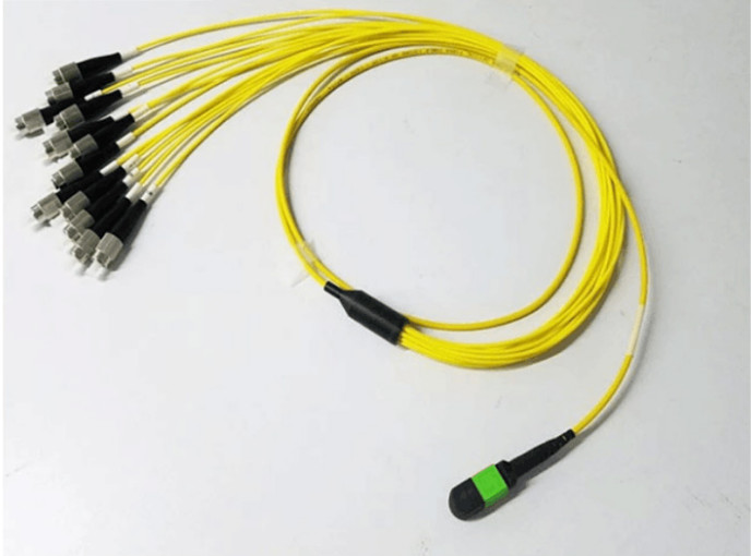 Simplex 12 Core FC UPC Breakout Mpo Fiber Cable