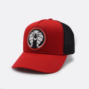 Quality Classic 5 Panel Trucker Cap With Curved Brim Mesh Plastic Buckle Cap for sale