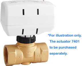 China One Way Brass Thermoelectric Actuator DN20 DN25 PN16 on sale