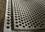 Vibrating Stainless Steel Perforated Metal Screen Powder Coating Smooth Surface