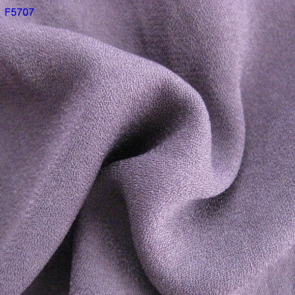 Buy F5707 lady fashion fabric poly moss crepe 125DX125D 125GSM 57/58&quot; at wholesale prices