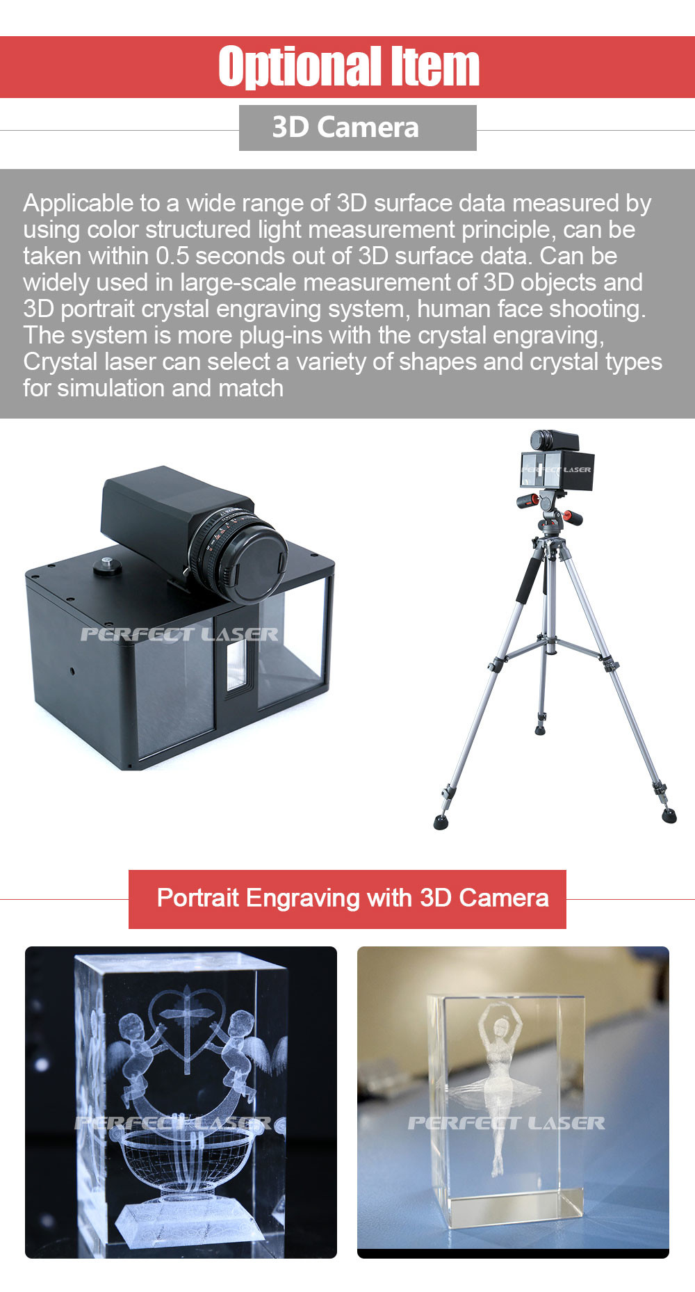 3D Automatic Mini transparent Crystal Glass Acrylic Laser Engraver Engraving Machines With CCD Camera