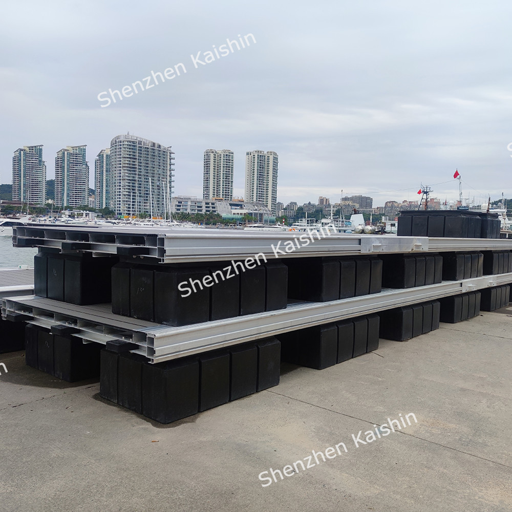 15-20 Years Lifespan Aluminum Alloy Floating Pontoon Long-Lasting Aluminum Marina Docks