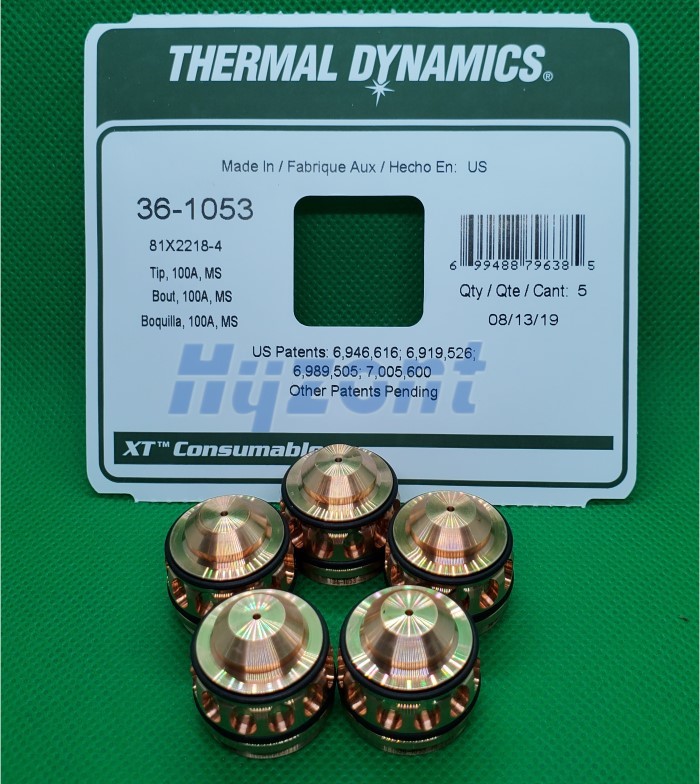 CE Thermal Dynamics 100A 36-1053 plasma torch tips