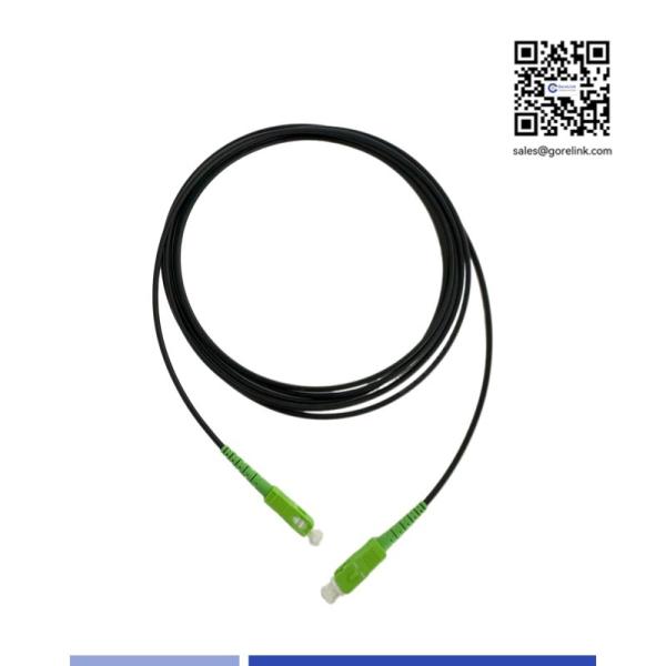 Outdoor Armored Fiber Optic Patch Cord SC/APC-SC/APC SM G657A2 Simplex 3m OFNR