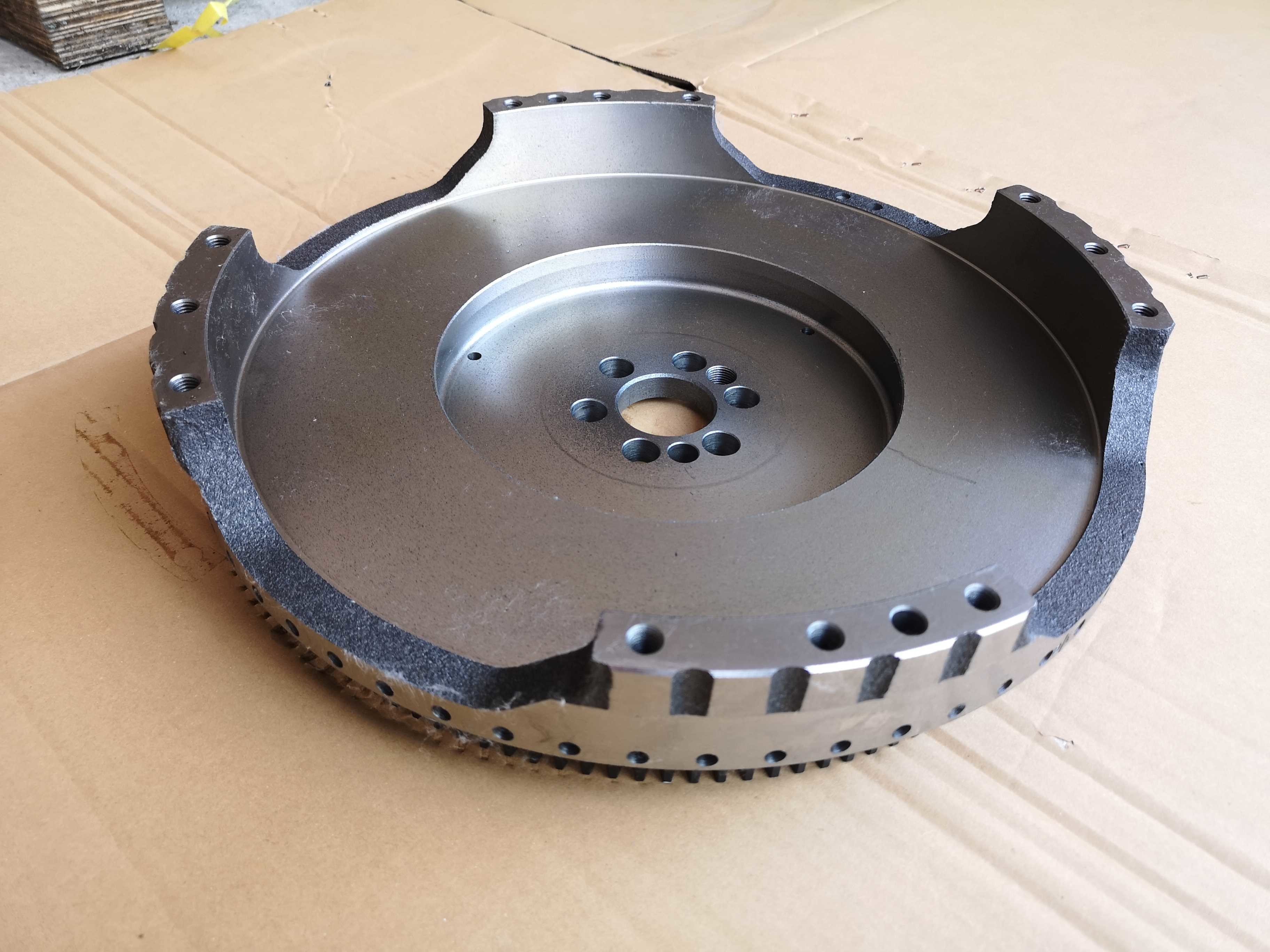 6M60 ISUZU Flywheel ME300837 Electronic Injection Control 56 Timing Holes 380mm 129 Teeth