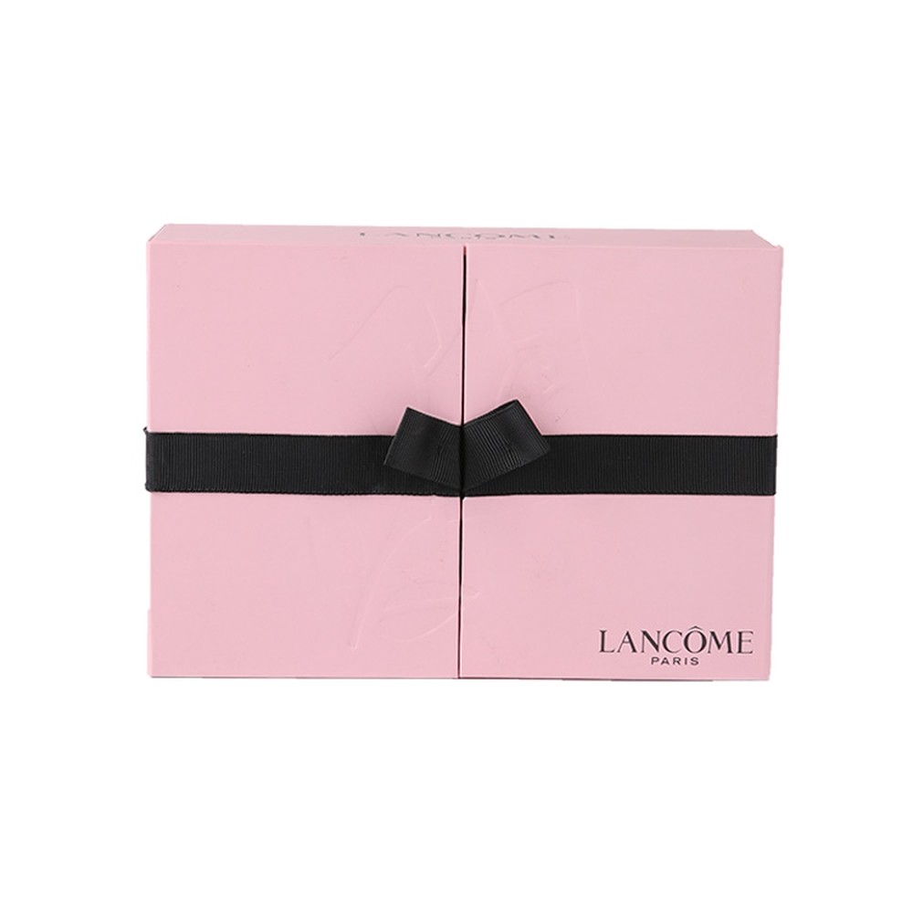 Magnetic Pink OEM Customize Print Cosmetic Paper Box , Double Door Gift Box 4 Piece