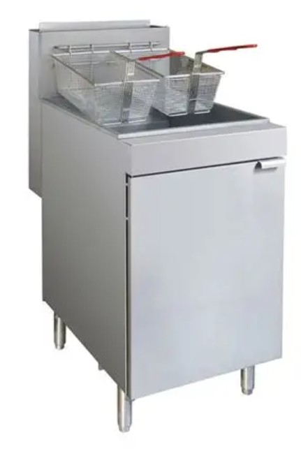 Durable Stainless Steel Commercial Fryer Gas For Restaurant