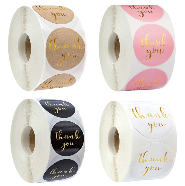 Candle Packaging Seal Sticker Label Paper Material Customized Shape