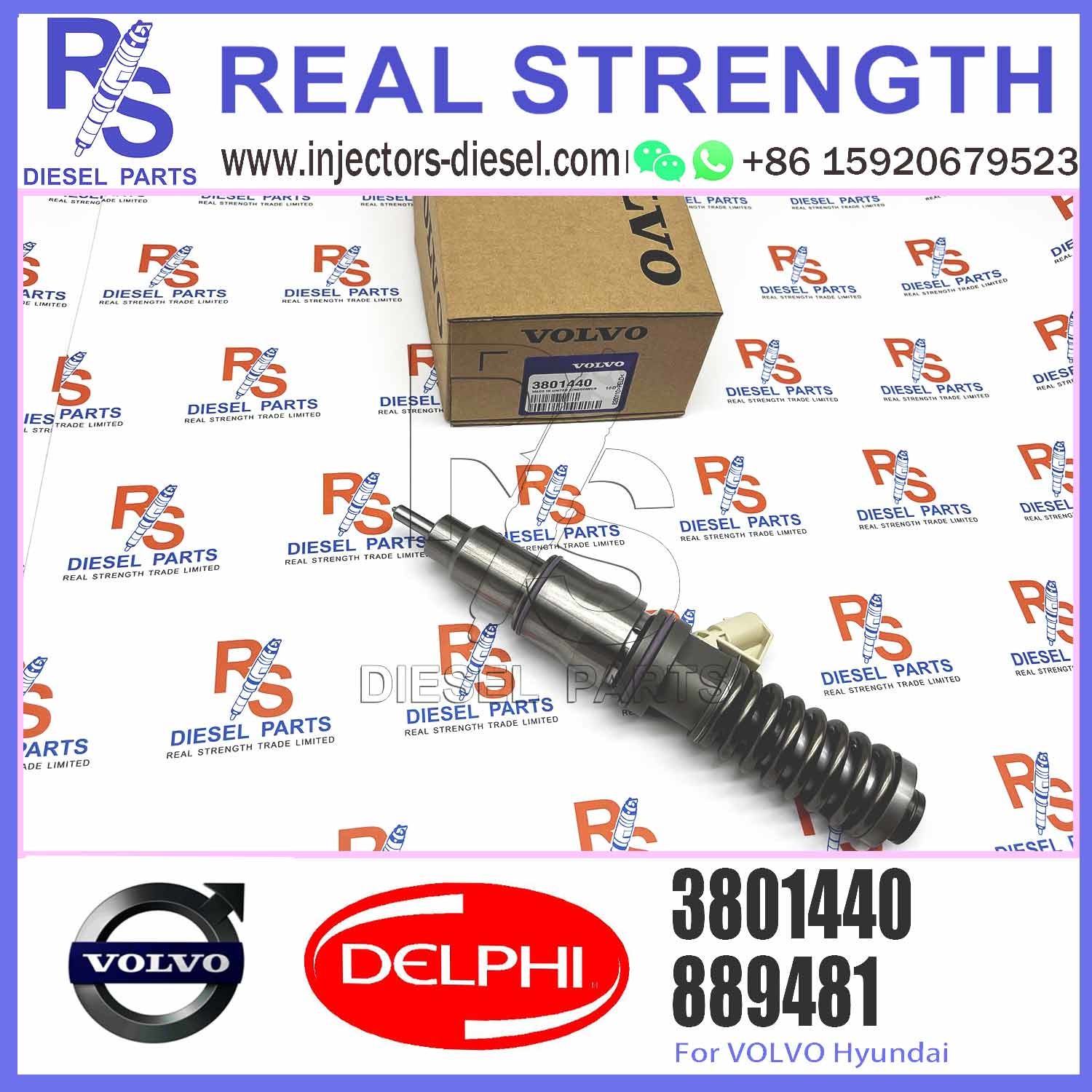 Injector 3803655 03587147 21586296 3587147 3801440 BEBE4C06001 BEBE4C16001 Diesel Injector for V-O-L-V