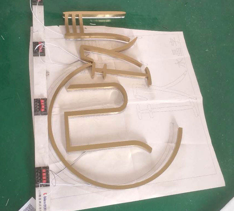 New Design Automatic Bending Machine Flange Channel Letter Acrylic Illuminated Letter Sign