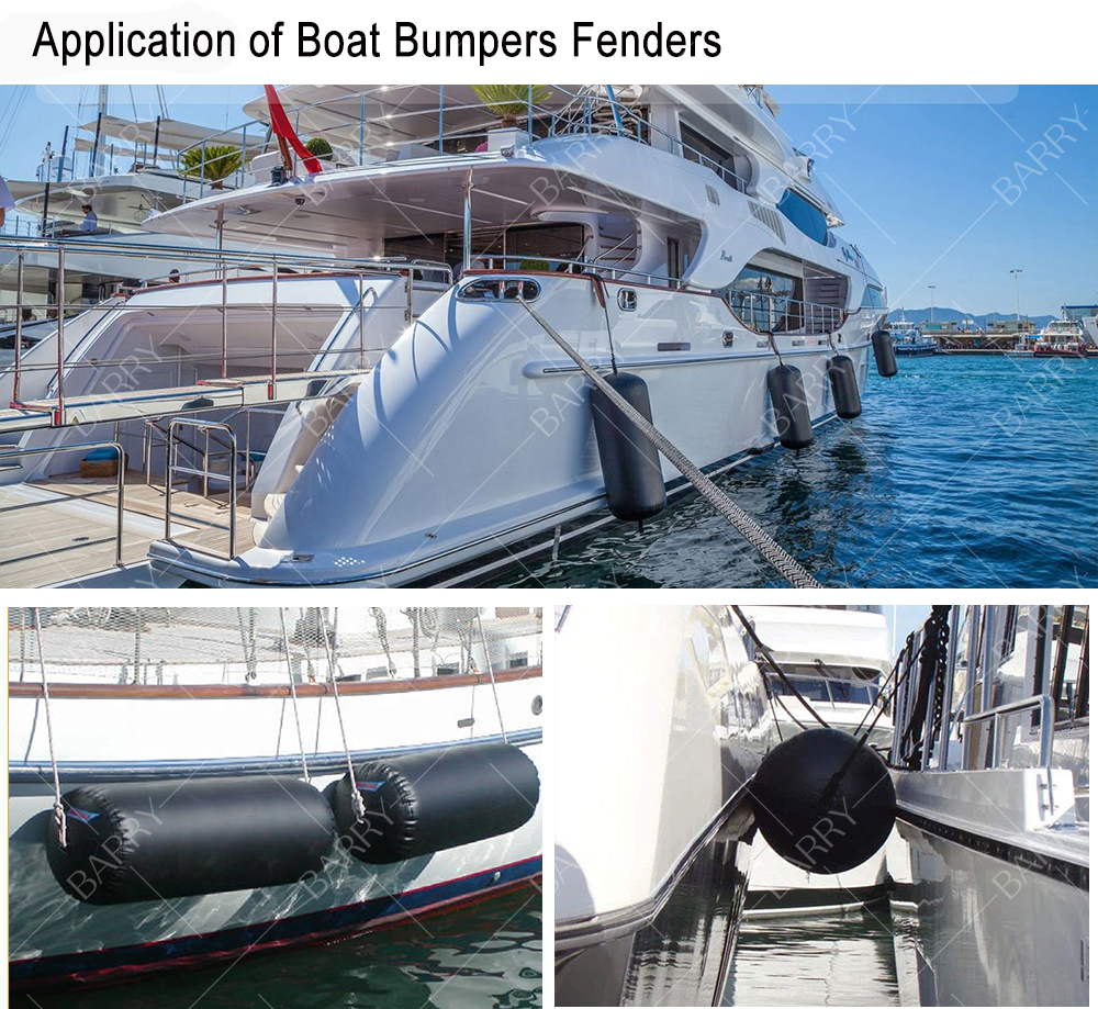PVC Marine Inflatable Dock Yacht Boat Bumpers Ship-Fenders With Different Size And Color For Sale Inflatable Dock Bumpers