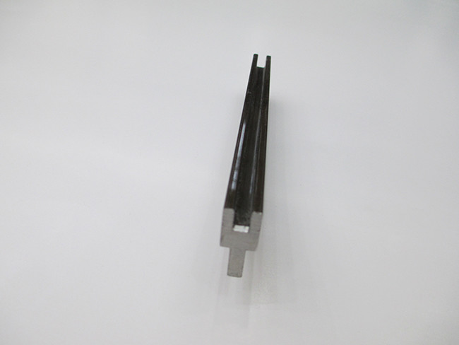 Black Electrophoresis Aluminum Extrusion Profiles 8 - 12μm Film Thickness Nice Appearance