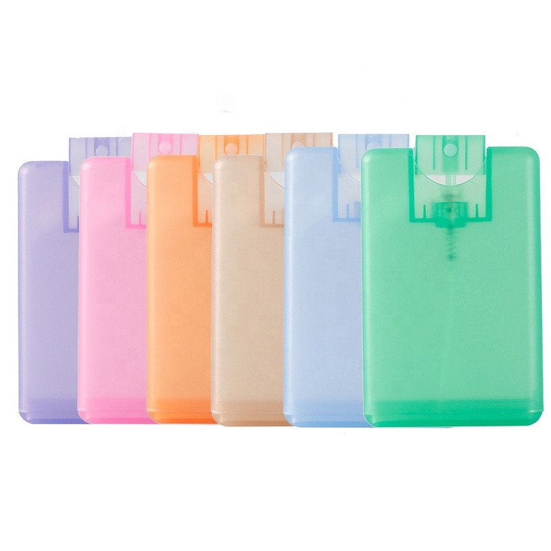 ODM Credit Card Size Spray Bottle 10ml 25ml For Hand Sanitizer