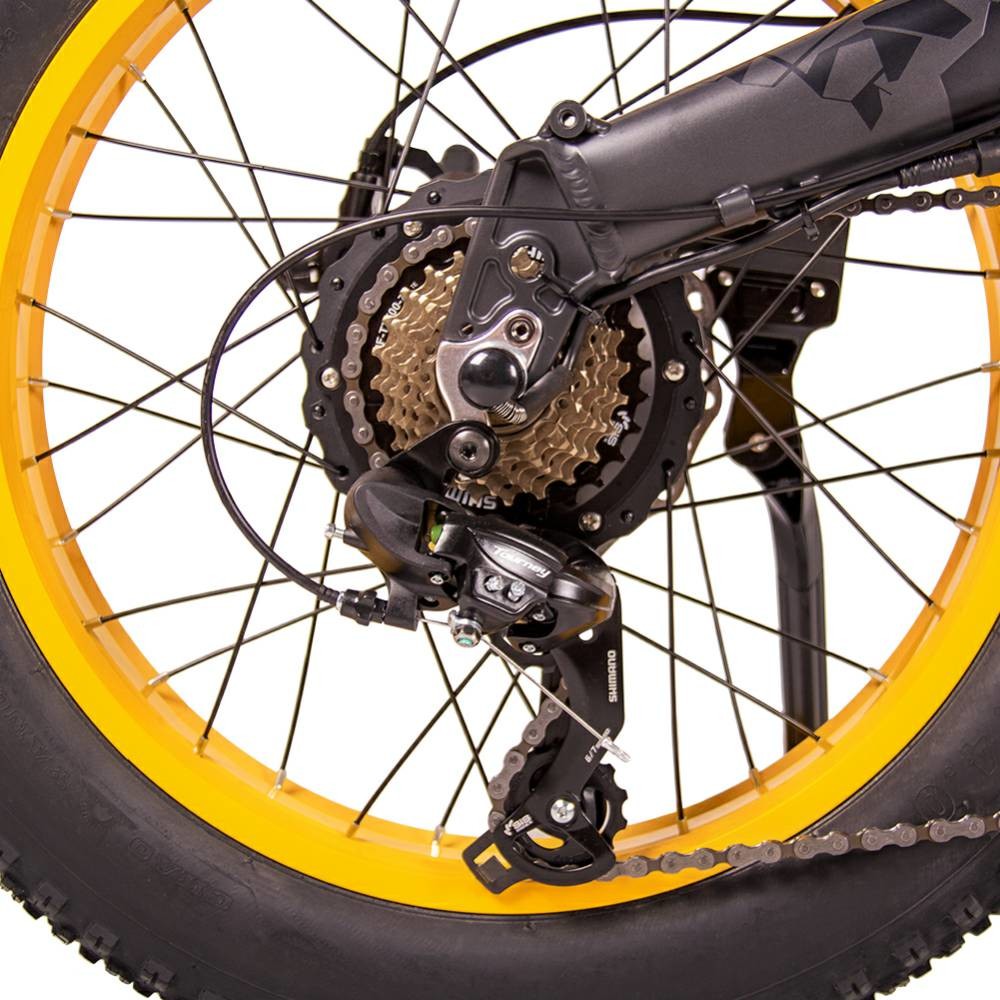 Folding Full Suspension Fat Tyre Electric Bicycle 20inch 1000w 48v X3000