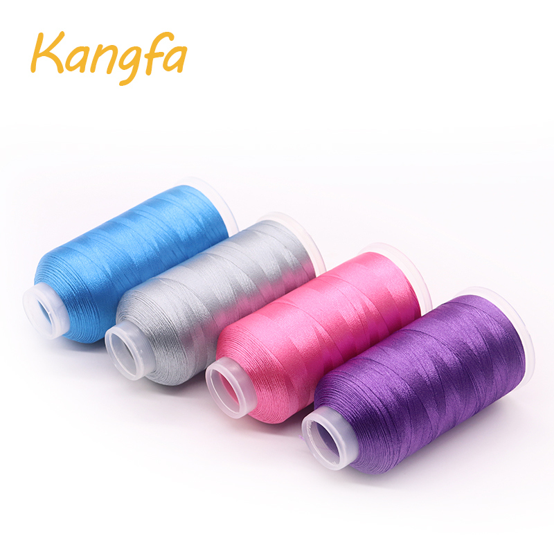 4 Large Cones of White Polyester Threads for Sewing Quilting Durable OEM ODM Accepted