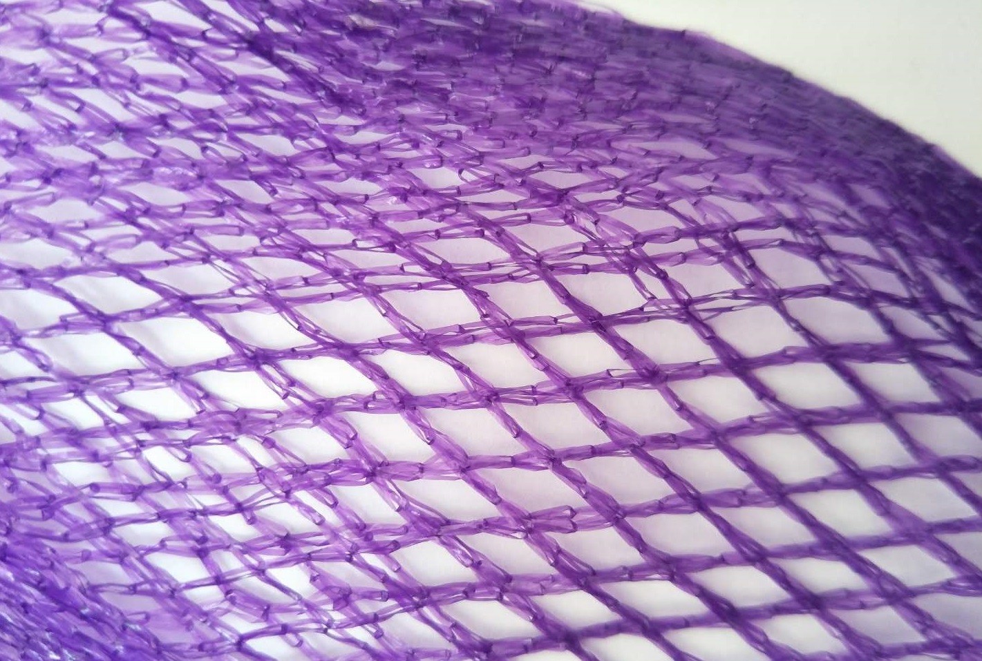 PE Mesh Net Drawstring Bag Tubular Knitted Form Durable For Vegetable Packing