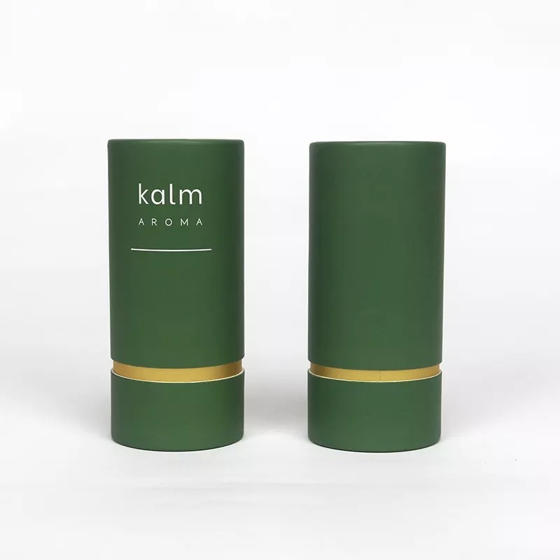 Biodegradable Cosmetic Paper Tube Packaging For Essential Oil Bottle