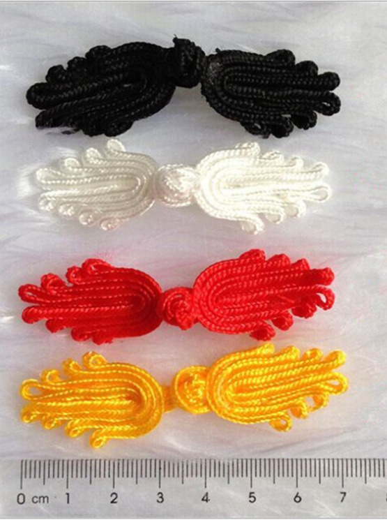2019 custom high quality different color Chinese knot cheongsam button
